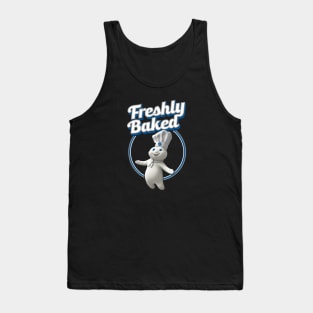 Tee Luv Men's Pillsbury Doughboy Poppin' Fresh Freshly Baked Tank Top